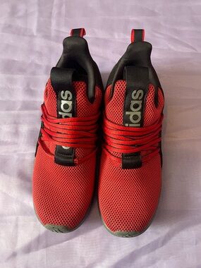 adidas Red and Black Performance Running Shoes